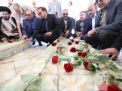 گزارش تصویری مراسم عطرافشانی و ادای احترام به مقام شامخ شهدای هشت سال دفاع مقدس